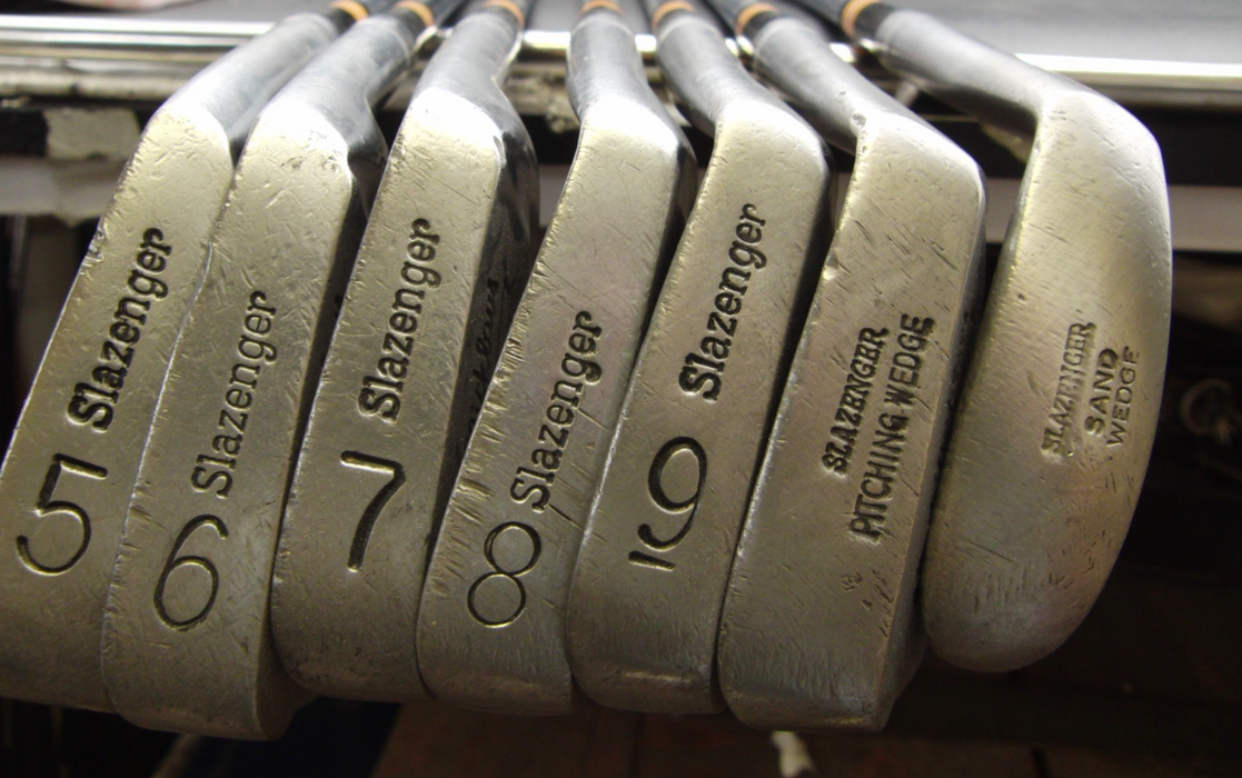 Set of Slazenger Jack Nicklaus Irons 5-PW/SW + Callaway Wood + 3+5 Wood + Putter
