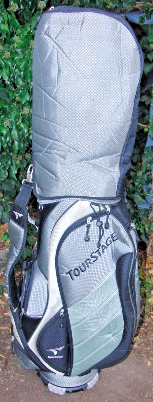 7 Division Bridgestone Tourstage Golf Cart Trolley Carry Clubs Bag*