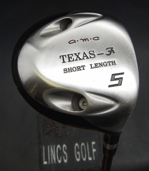 A.M.C Texas-F Short Length 5 Wood Stiff Graphite Shaft Pride Grip