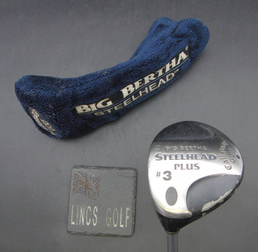 Left-Handed Callaway Big Bertha Steelhead Plus 3 Wood Regular Graphite Shaft