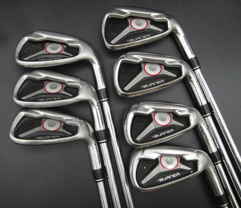 Set of 7x TaylorMade Burner 2009 Irons 4-PW Uniflex Steel Shafts*