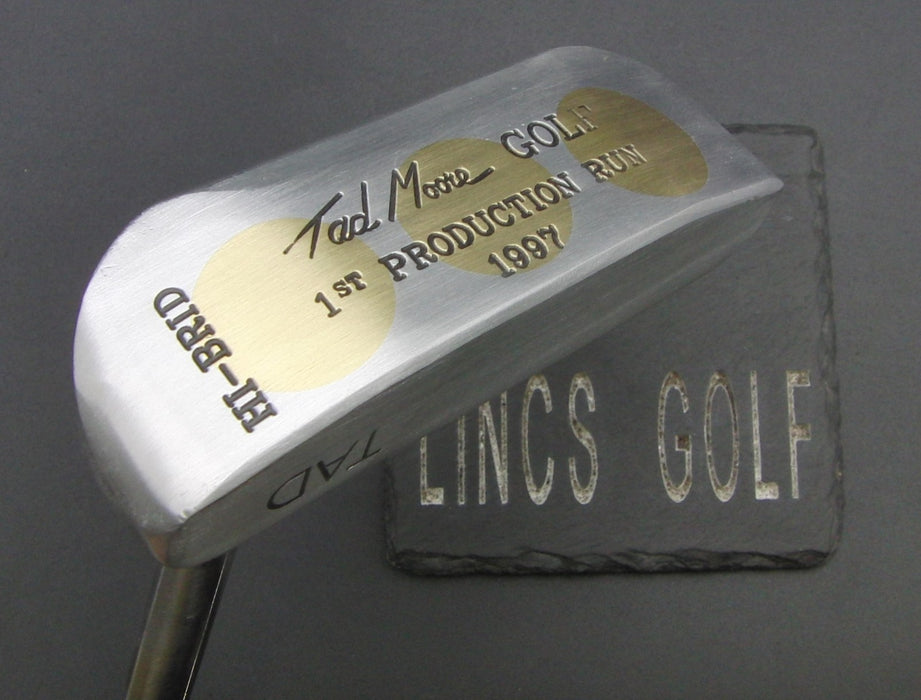 Tad Moore 1st Production Run 1997 Putter Steel Shaft 81cm Length Woss Grip*