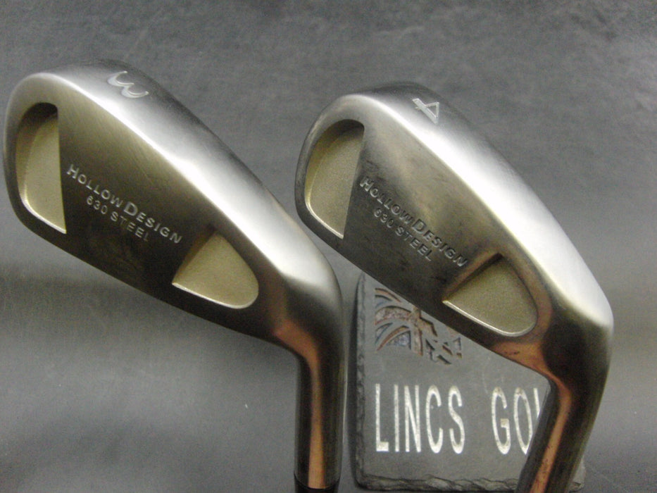 Japanese Set of 2 Hollow Design 630 Steel 3+4 Iron Regular Steel Shafts