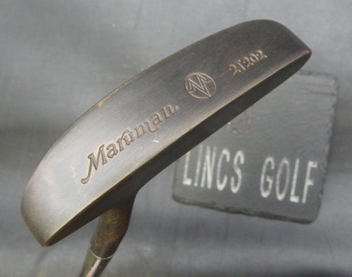Blackened Maruman 2T202 Putter Steel Shaft 87cm Length Golf Pride Grip