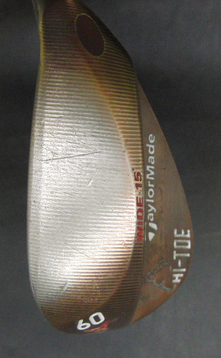 TaylorMade HI-TOE Big Foot Carbon Steel 60° Lob Wedge Stiff Steel Shaft*