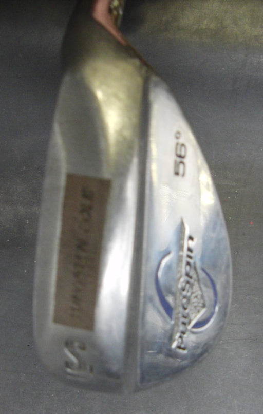Pure Spin Diamond Face Scoring 56° Sand Wedge Stiff Steel Shaft Black Grip