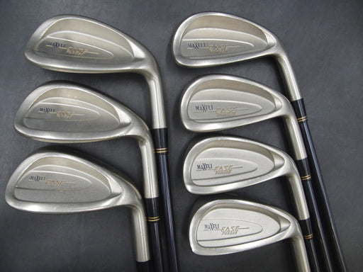 Set of 7 x Dunlop Maxfli EASE Forged Irons 4-PW Stiff Graphite Shafts