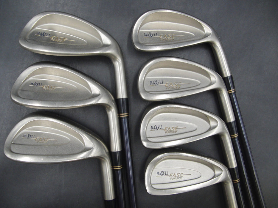 Set of 7 x Dunlop Maxfli EASE Forged Irons 4-PW Stiff Graphite Shafts