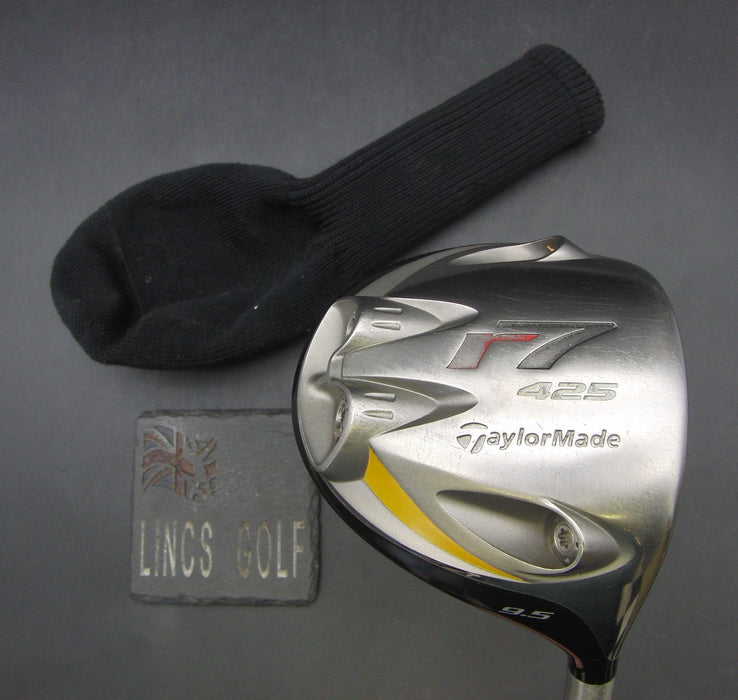 TaylorMade R7 425 9.5° Driver Stiff Graphite Shaft Golf Pride Grip + Head Cover