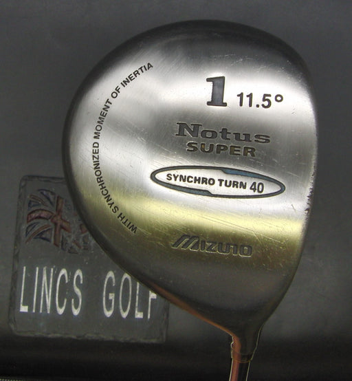 Mizuno Notus Super 11.5° Driver Stiff Graphite Shaft with Grip