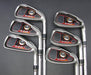 Set of 6x TaylorMade Burner Plus 5-PW Irons Stiff Steel Shafts TaylorMade Grips*