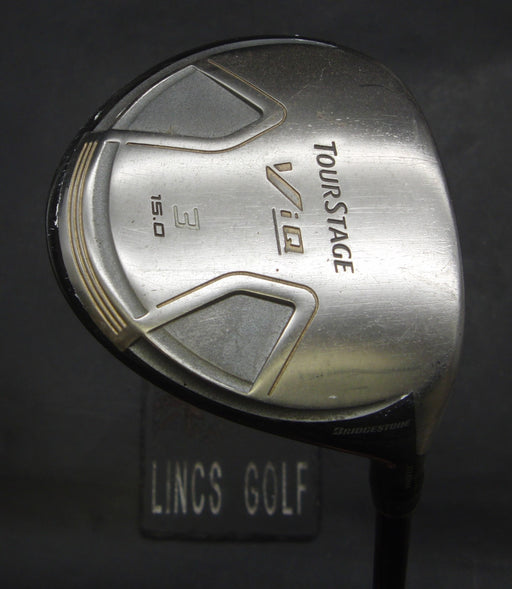 Bridgestone Tour Stage ViQ 15° 3 Wood Stiff Graphite Shaft Tour Stage Grip