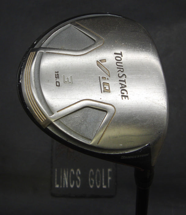Bridgestone Tour Stage ViQ 15° 3 Wood Stiff Graphite Shaft Tour Stage Grip
