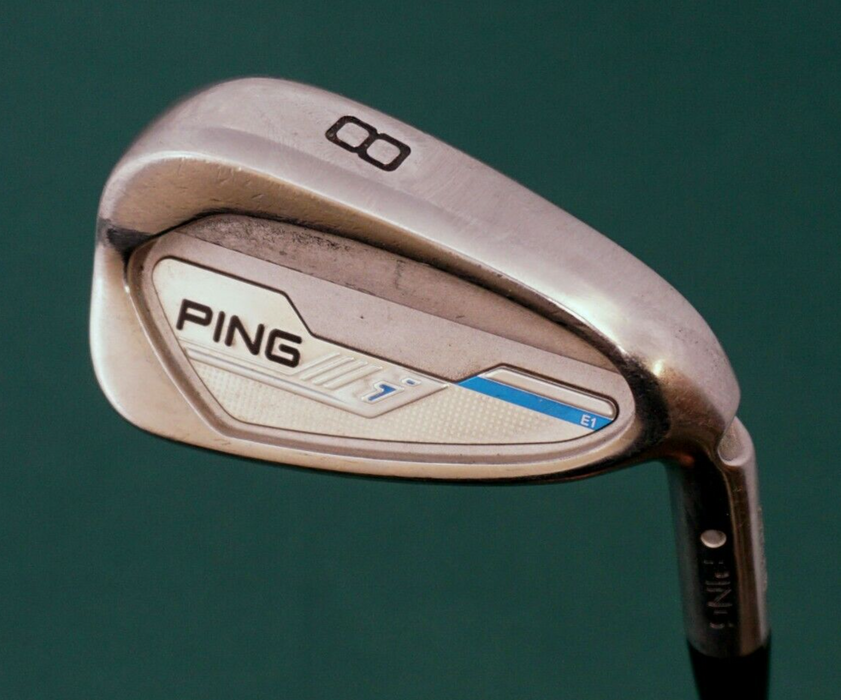 Ping i Series E1 Silver Dot 8 Iron Stiff Steel Shaft Ping Grip
