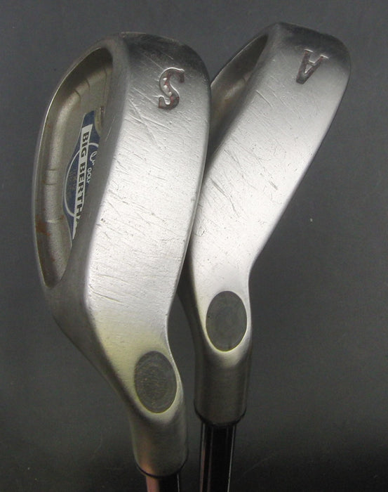 Set of 2 Callaway Big Bertha X-12 Gap + Sand Wedges Regular Graphite Shafts
