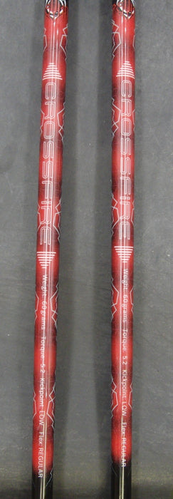 Set of 2 Bridgestone TourStage 701 3+5 Woods Regular Graphite Shafts Mixed Grips