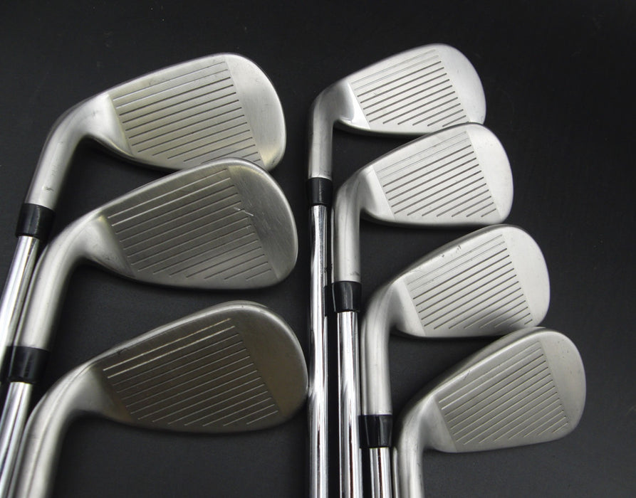 Set of 7x Callaway XR Irons 4-PW Stiff Steel Shafts GolfPride Grips*