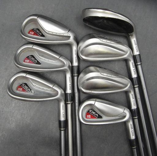 Set of 7 x Adams Golf Idea A2OS Irons 4-PW Regular Graphite Shafts Mixed Grips*