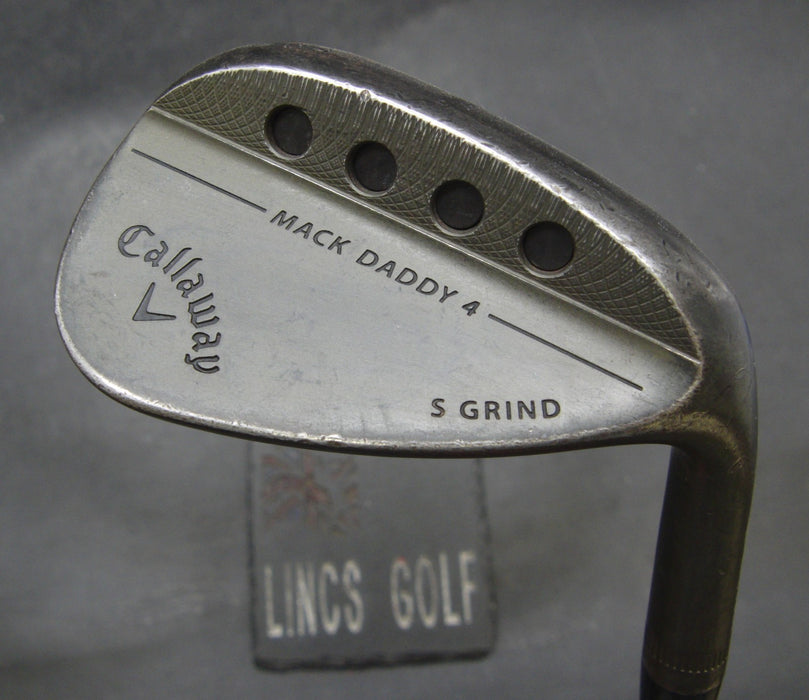 Callaway Mack Daddy 4 S Grind 52° Gap Wedge Stiff Coated Steel Shaft Elite Grip