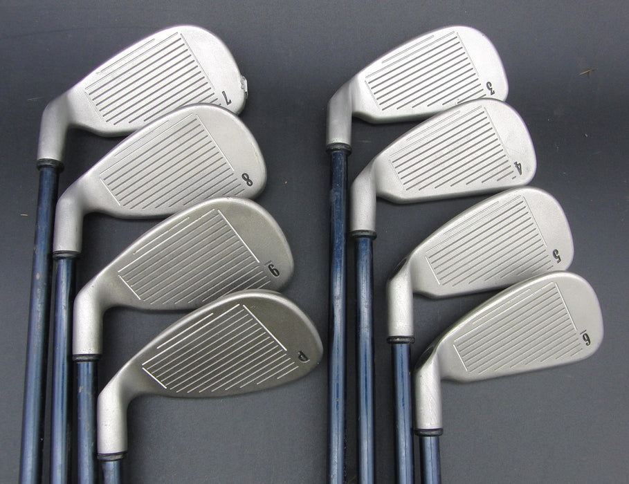 Set of 8x Callaway X-12 3-PW Irons Regular Graphite Shafts Callaway Grips