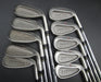 Set of 10x TaylorMade Burner SuperSteel Irons 3-SW+AW Stiff Steel Shafts*