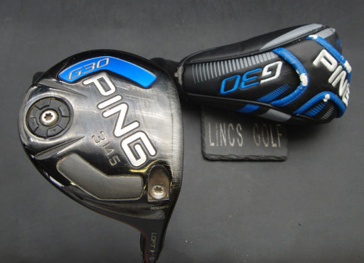 Ping G30 14.5° 3 Wood Stiff Graphite Shaft PGM Grip & Ping HeadCover