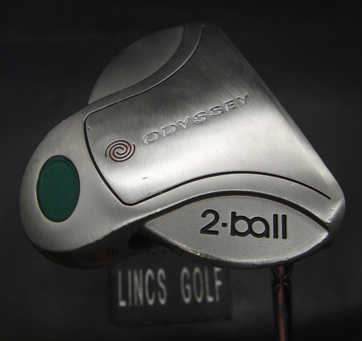 Odyssey White Steel 2-Ball Putter 86cm Length Steel Shaft Golf Pride Grip