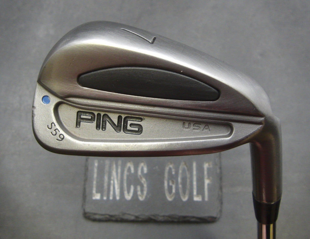 Ping S59 Blue Dot 7 Iron Regular Steel Shaft Chamois Grip — UKusedgolfclubs