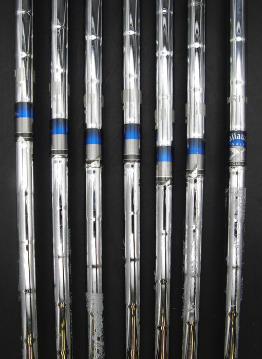 Set of 7x Callaway X18 Irons 5-SW Regular Steel Shafts Callaway Grips