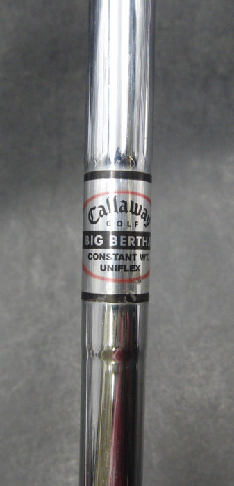 Callaway Big Bertha 2002 6 Iron Uniflex Steel Shaft Royal Grip