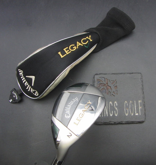 Callaway Legacy 18° 2 Hybrid Stiff Steel Shaft Callaway Grip + Head Cover