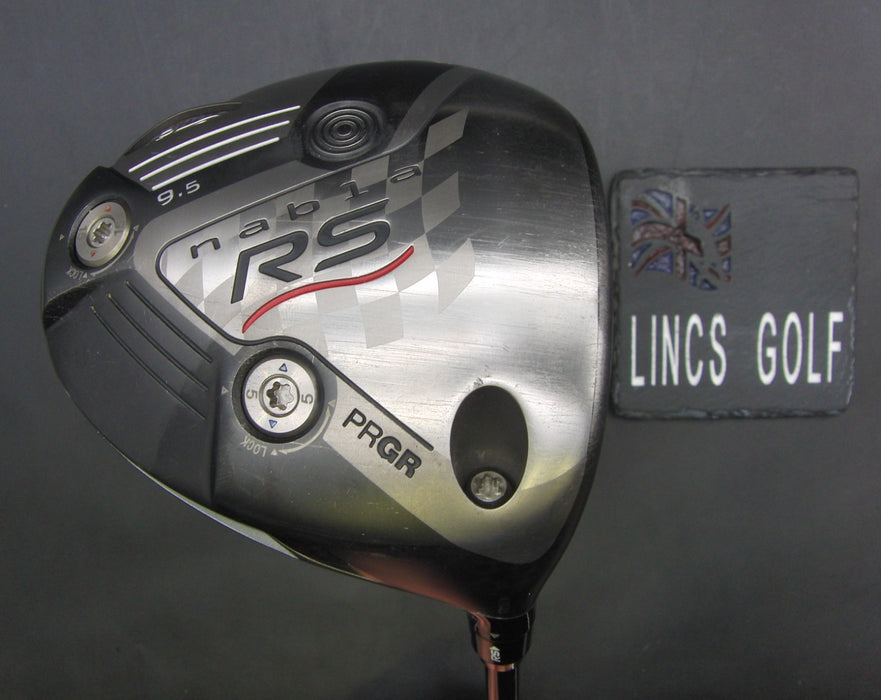 PRGR Nabla RS 9.5° Driver Stiff Graphite Shaft Sword Grip