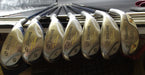 Set of 7x Spalding High Ball Irons 5-PW+GW Stiff Graphite Shafts with Grips*