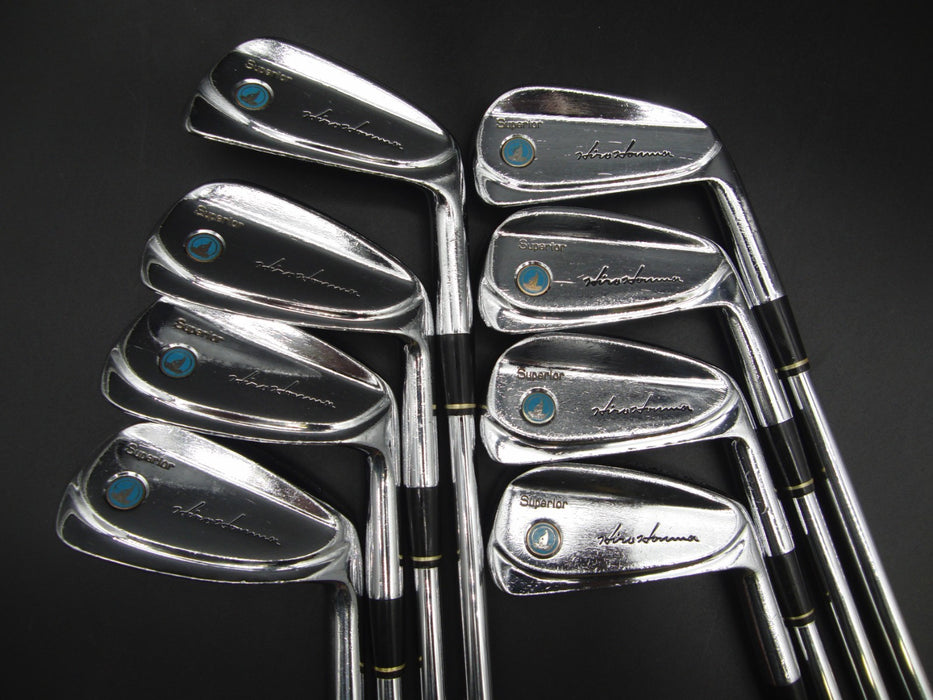 Set of 8 x Hiro Honma Superior Irons 3-10 Regular Steel Shafts Rite Grips*