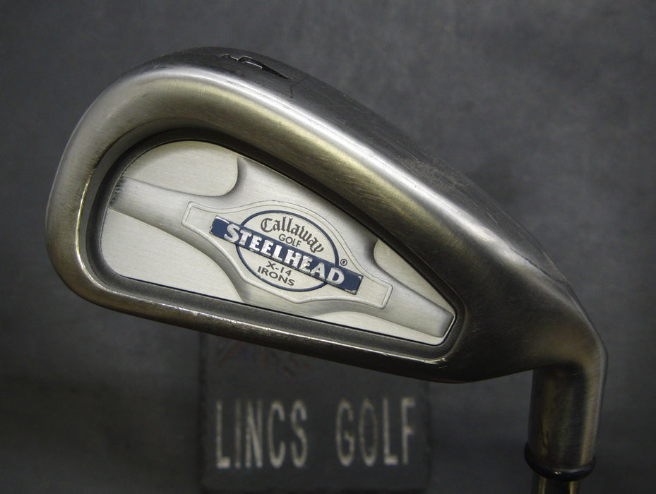 Callaway X-14 Steelhead 4 Iron Stiff Steel Shaft Classic Grip