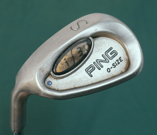 Left Handed Ping i3 0-SIze Blue Dot Sand Wedge Regular Steel Shaft Ping Grip