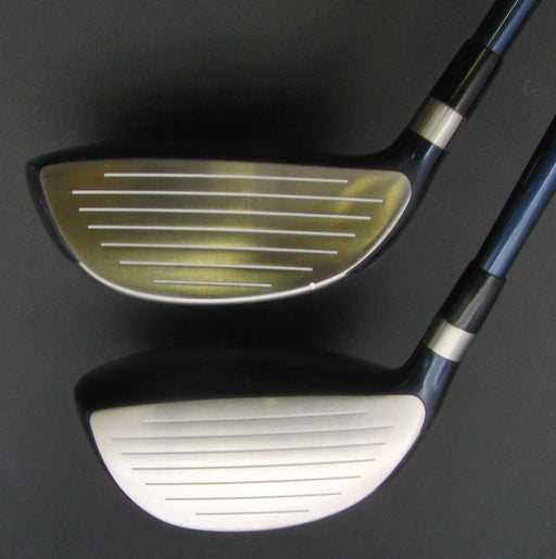 Set of 2 Mizuno Hot Metal EZ 3 + 5 Wood Regular Graphite Shafts Black Grips