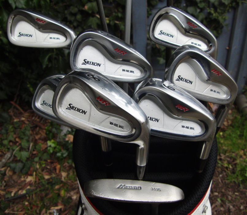 Set of Srixon WR 4-PW+ Callaway Driver+ 3 Wood+ 5 Wood +Putter + Srixon Bag*
