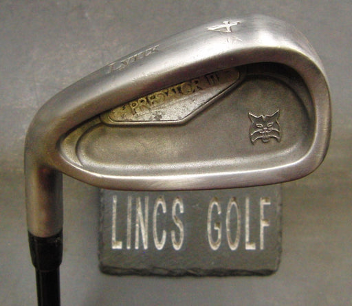 Left Handed Lynx Predator 4 Iron Regular Graphite Shaft Lynx Grip