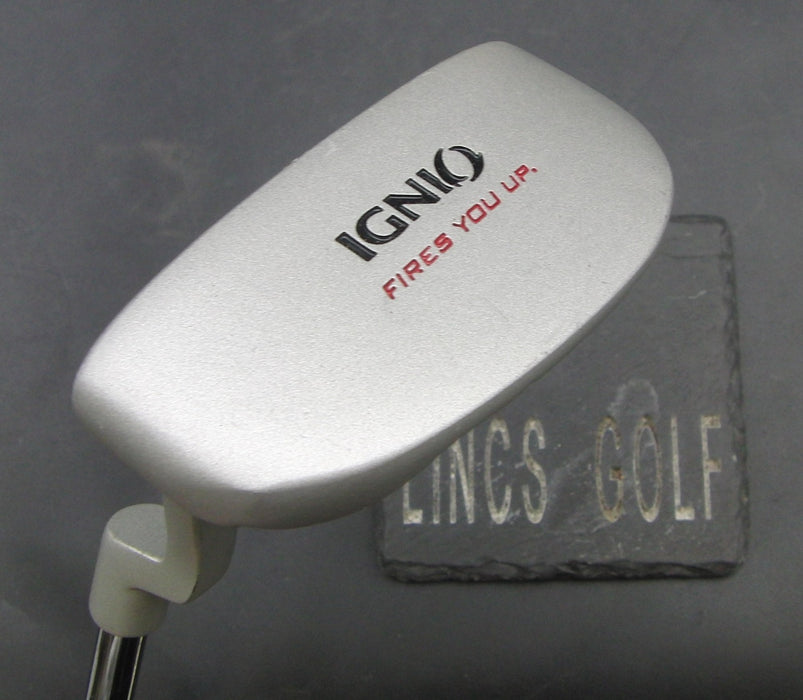 Left-Handed Ignio Fires You Up Putter Steel Shaft 87cm Length Black Grip