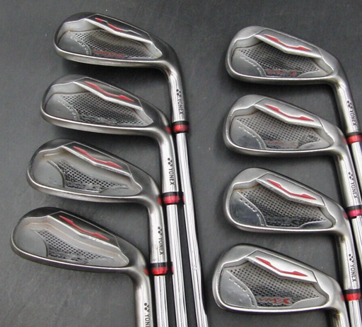Set of 8 x Yonex VMX Irons 4-SW Regular Steel Shafts Mixed Grips