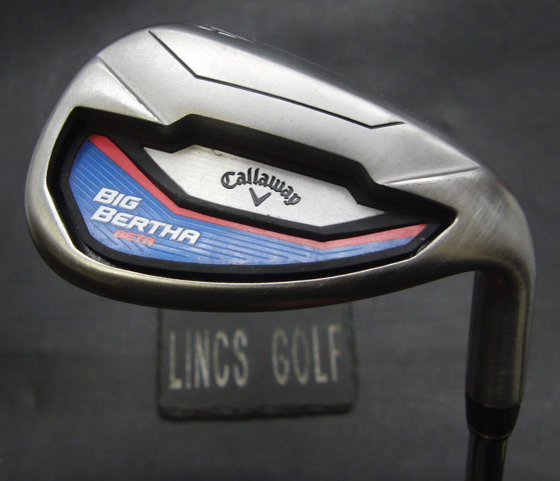 Callaway Big Bertha Beta Gap Wedge Stiff Steel Shaft Golf Pride Grip