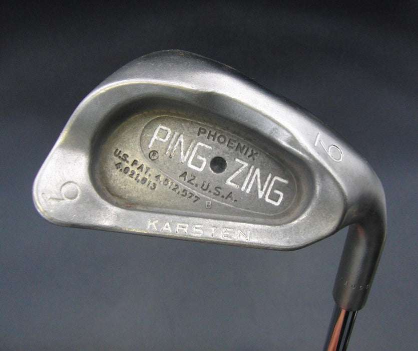 Ping Zing Karsten Black Dot 9 Iron Stiff Flex Steel Shaft Majek Grip