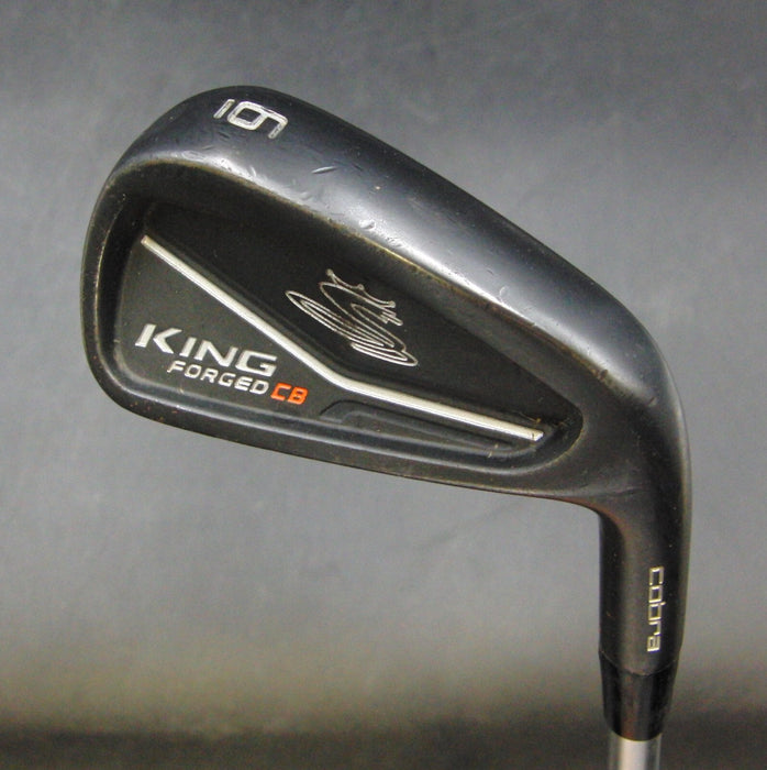 Cobra King Forged CB 6 Iron Extra Stiff Coated Steel Shaft Golf Pride Grip
