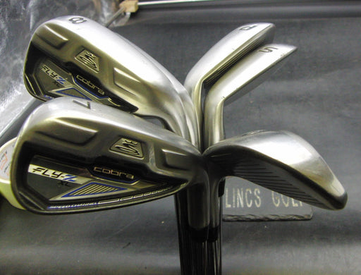 Set of 6 x Cobra Fly-Z XL Irons 7-SW+GW Stiff Steel Shafts Cobra Grips*