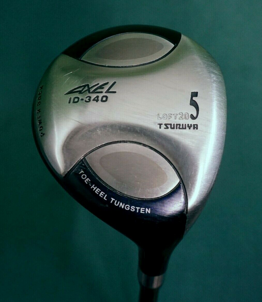 Japanese Tsuruya Axel ID-340 20° 5 Wood Stiff Graphite Shaft Axel Grip