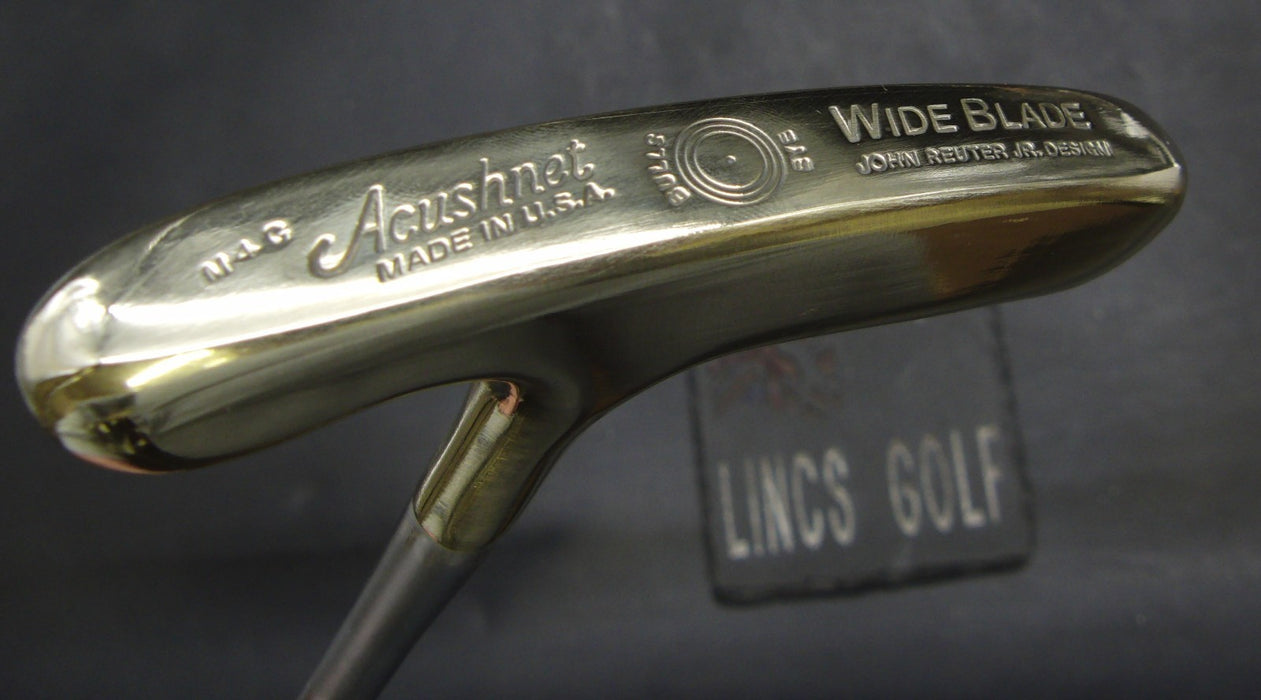 Acushnet Wide Blade Putter Steel Shaft 88cm Length Acushnet Grip