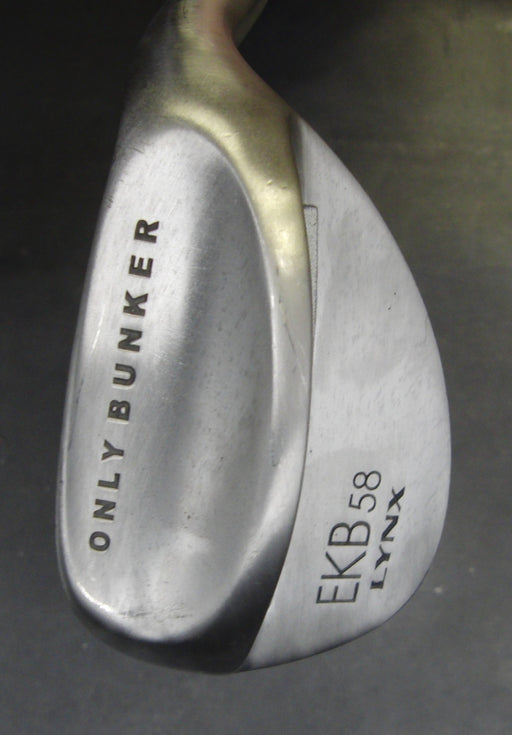 Lynx EKB Only Bunker 58° Wedge Regular Steel Shaft Golf Pride Grip