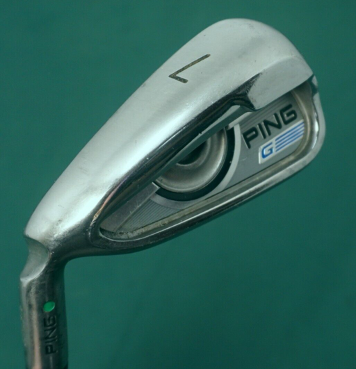 Left-Handed Ping G Series Green Dot 7 Iron Regular Steel Shaft