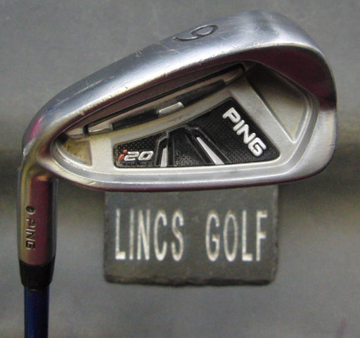 Left-Handed Ping i20 Black Dot 6 Iron Regular Graphite Shaft Golf Pride Grip